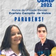 Estudantes da Rede Municipal de Assuno do Piau so premiados na OBMEP  2022 
