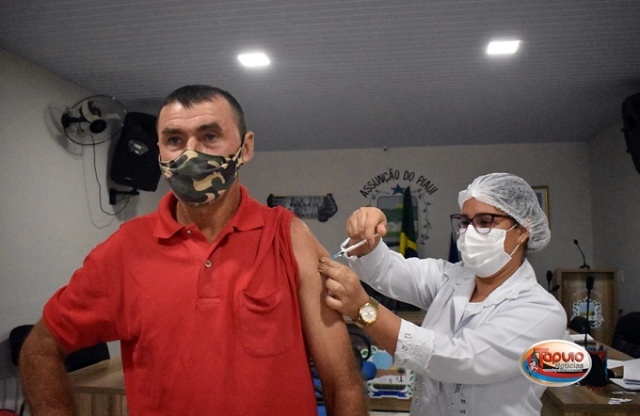 Assuno do PI j   o 3 municpio dos carnaubais que mais vacinou contra COVID-19
