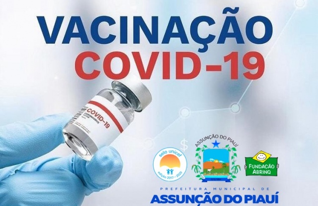 SMS de Assuno do Piau divulga cronograma da semana vigente de vacinao contra Covid-19