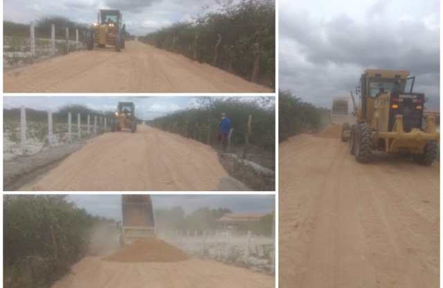 Prefeitura de Assuno do Piau realiza ao de melhoria em estrada de acesso ao Povoado Gostosa