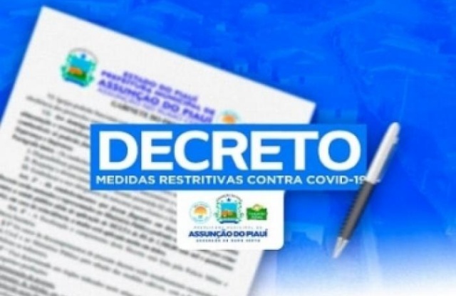 Prefeitura de Assuno do Piau emite novo Decreto com flexibilizao de medidas 