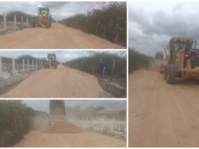 Prefeitura de Assuno do Piau realiza ao de melhoria em estrada de acesso ao Povoado Gostosa