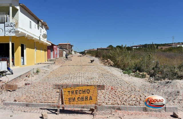 Prefeitura de Assunção do Piauí segue com obras de calçamento de ruas 