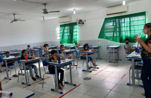 Alunos da Rede Municipal de Ensino de Assunção do Piauí participam da avaliação de entrada do SAEPI
